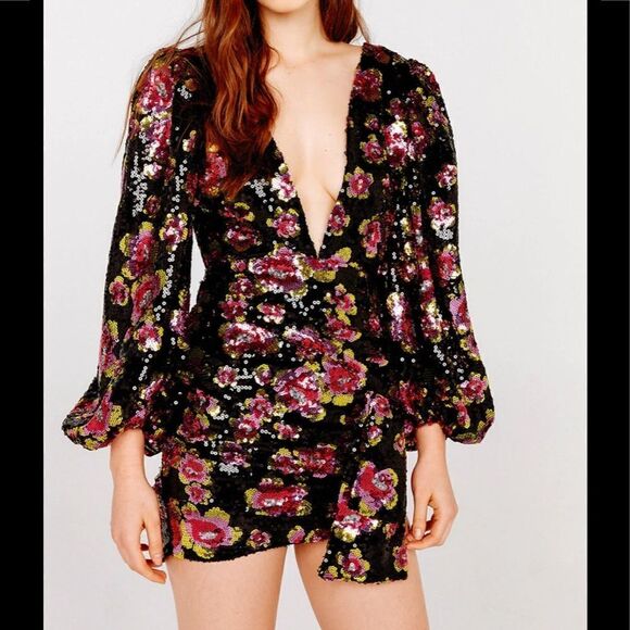 Morrison Mini Dress, Dahlia - Picture 5 of 5